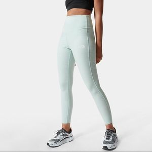The North Face Mint Leggings High Rise 7/8 Tight Misty Jade Heather Medium